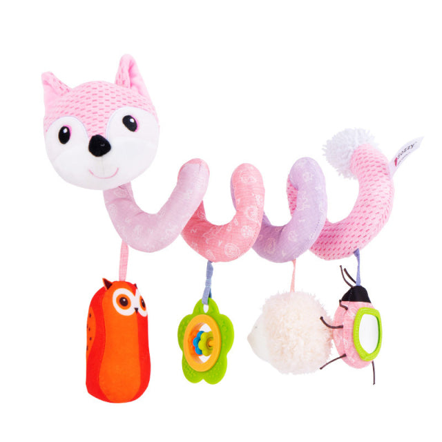 Toy Baby Stroller Comfort Stuffed Animal Rattle Crib Rattles Toys Gift Mobile Infant Stroller Toys For Baby Hanging Bed Bell Toy