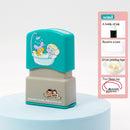Baby Name Stamp Custom-made DIY Gift for Children Seal Student Clothes Chapter Not Easy to Fade Security Cute Monsters Toy