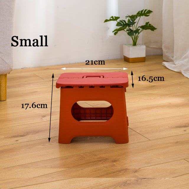 Portable Folding Step Stool Durable for Adults Children Home Kindergarten Chair Travel Non Slip Safe Comfortable Bench