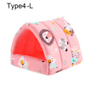 Lindo invierno conejo ardilla Mini jaula conejillo de indias nido Animal pequeño cama para dormir hámster casa estera cálida