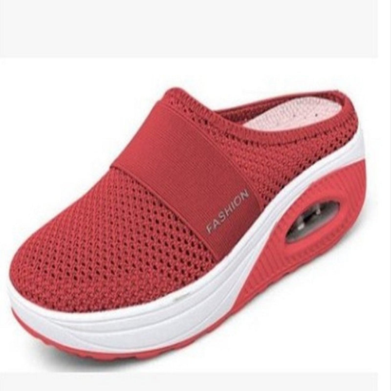 New Women Shoes Casual Increase Cushion Shoes Non-slip Platform Sneakers For Women Breathable Mesh Outdoor Walking Slippers