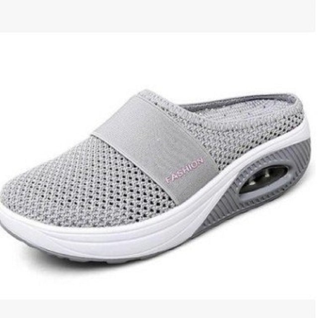 New Women Shoes Casual Increase Cushion Shoes Non-slip Platform Sneakers For Women Breathable Mesh Outdoor Walking Slippers