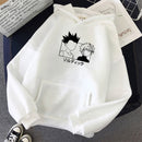 2022 Hot Japanese Anime Manga Kawaii Hunter X Hunter Hoodies Men/Women Short Sleeve Sweatshirt Killua Zoldyck Hoddie For Teens