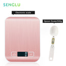 Kitchen Scale With LCD Display Digital Food Scale Weight Grams and Oz for Weight Loss Cooking Baking High Precise Scales