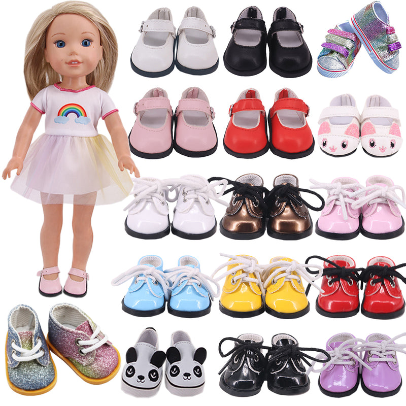 5 cm Schuhe für Paola Reina 14 Zoll Wellie Wishers Puppenkleidung Zubehör 1/6 BJD Blyth EXO MellChan, Spielzeug für Mädchen
