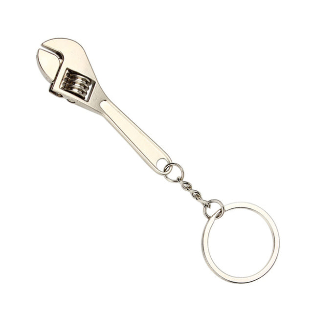 Mini llavero de llave inglesa, llave Universal ajustable de Metal portátil para coche para bicicleta, motocicleta, herramientas de reparación de automóviles, regalo especial para hombres