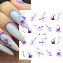 Anime Avocado Fruit Transfer Nail Stickers Charms Summer Water Sticker For Nails Sliders Character Image Tattoo Decal Decoration