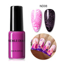 NICOLE DIARY 6ml Stamping Nail Polish Black White Nail Art Printing Varnish Stamp for Nails Hybrid Nail Polish Lacquers