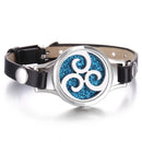 New Tree of Life aromatherapy bracelet Essential Oil Diffuser Bracelet Perfume Locket Leather Bracelets for Women Wristbands