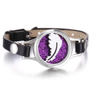 New Tree of Life aromatherapy bracelet Essential Oil Diffuser Bracelet Perfume Locket Leather Bracelets for Women Wristbands