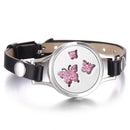 New Tree of Life aromatherapy bracelet Essential Oil Diffuser Bracelet Perfume Locket Leather Bracelets for Women Wristbands