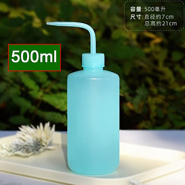 1 Stück Gießkanne 150/250/500/1000ml Langes gebogenes Fleisch Transparente Wasserflasche Flüssigkeitsbehälter Sprühflasche Wasserkocher Bewässerung