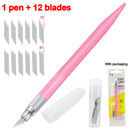 Herramientas de corte para manualidades, cortador de papel de hoja giratoria 360, 3 cuchillas de repuesto, cuchillo de corte para manualidades, herramienta de corte de arte resistente al desgaste para arte DIY