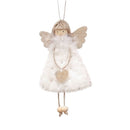 New Year Angel Doll Christmas Tree Hanging Ornaments Decor Christmas Elk Pendants Decoration For Home Navidad 2021 Car Ornament