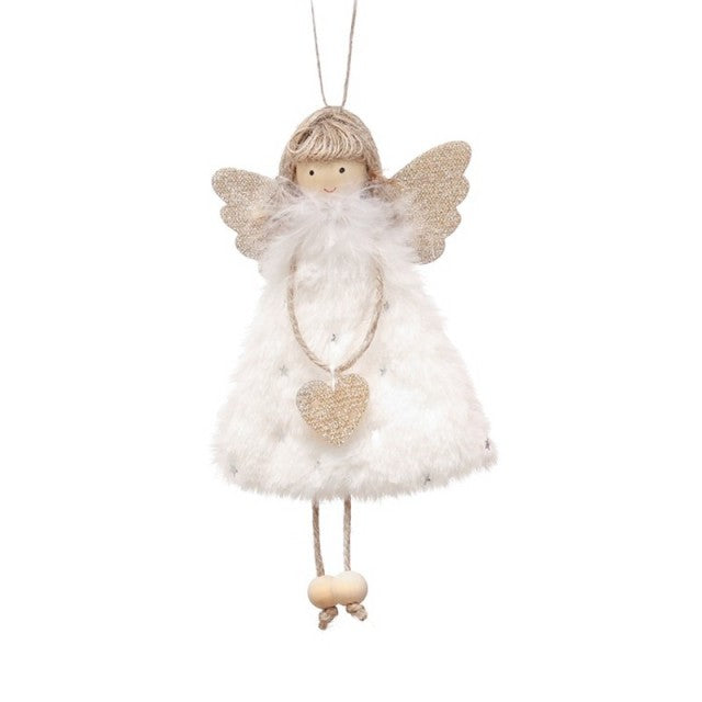 Muñeco de Ángel de Año Nuevo, adornos colgantes para árbol de Navidad, decoración de colgantes de alce de Navidad para el hogar, adorno de coche de Navidad 2021