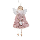 New Year Angel Doll Christmas Tree Hanging Ornaments Decor Christmas Elk Pendants Decoration For Home Navidad 2021 Car Ornament