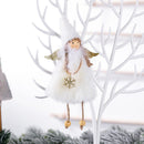 New Year Angel Doll Christmas Tree Hanging Ornaments Decor Christmas Elk Pendants Decoration For Home Navidad 2021 Car Ornament