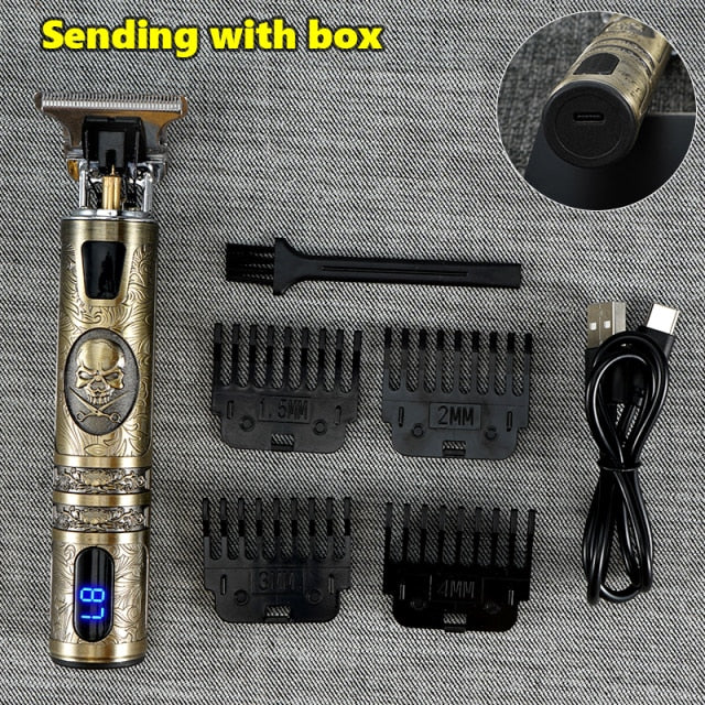 2021 USB Elektrische Haarschneidemaschine Wiederaufladbare Rasierer Bartschneider Professionelle Männer Haarschneidemaschine Bart Barber Hair Cut