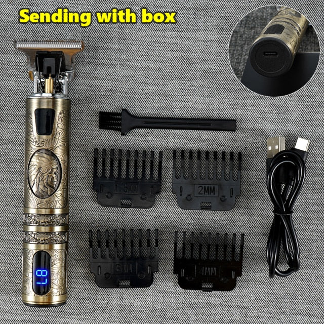 2021 USB Elektrische Haarschneidemaschine Wiederaufladbare Rasierer Bartschneider Professionelle Männer Haarschneidemaschine Bart Barber Hair Cut