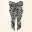 Neue Frauen große Schleife Haarnadel Sommer Chiffon großen Bowknot Fleck Schleife Haarspangen Frauen einfarbig Pferdeschwanz Clip Haarschmuck