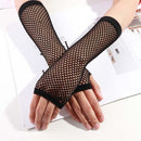 1 Pair New Fashion Neon Fishnet Fingerless Long Gloves Leg Arm Cuff Party Wear Fancy Dress for Women Sexy Beautiful Arm Warmer