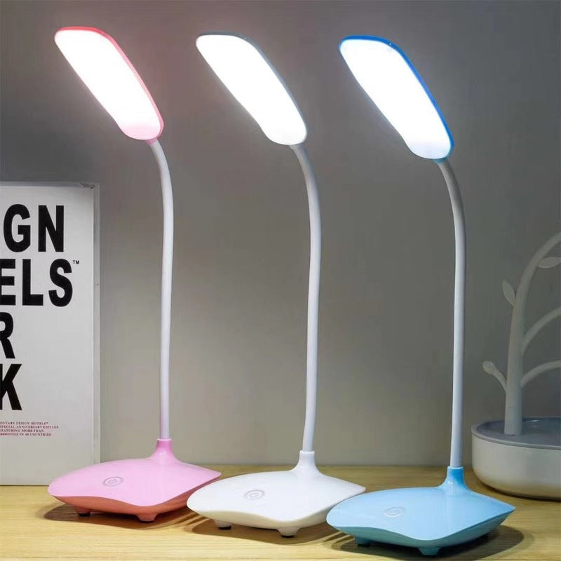 LED-Tischlampe USB wiederaufladbar dimmbar Schreibtisch-Leselampe faltbare drehbare Berührungsschalter Arbeitszimmer-Schlafzimmer-Tischlampen