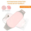 Washable Menstrual Heating Pad Electric Warm Lady Uterus Reduce Menstrual Stomachache Waist Pain Hot Compress 6 Modes Massager