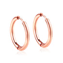 LUXUSTEEL 1Pairs/2pcs Trendy Small Hoop Earrings Women Girl Coloful Round Circle Earring 2022 Anti-allergy Brinco Accessories