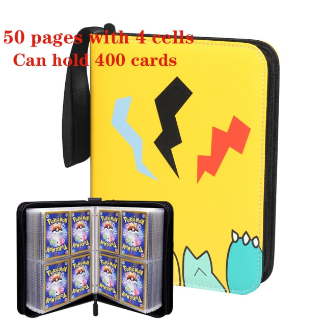 Kann 200-720 Stück Kartenhalter Album Pokemon Box Gx Francaise Kartenhalter für Pokemon Kartenhalter Spielkarten Buch halten