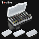 Semi-translucent Hard Plastic AA AAA Case Cover Holder AA / AAA Battery Storage Box Container For 2 4 8x AA AAA Batteries