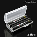 Semi-translucent Hard Plastic AA AAA Case Cover Holder AA / AAA Battery Storage Box Container For 2 4 8x AA AAA Batteries