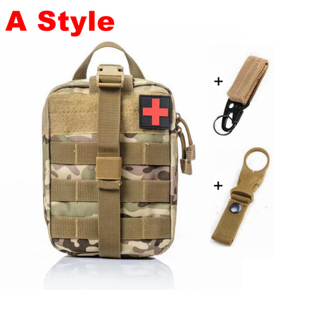 Molle Tactical First Aid Kits Medical Bag Emergency Outdoor Army Hunting Car Emergency Camping Survival Tool Military EDC Pouch