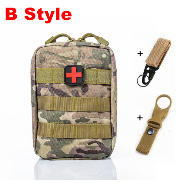 Molle Tactical First Aid Kits Medical Bag Emergency Outdoor Army Hunting Car Emergency Camping Survival Tool Military EDC Pouch