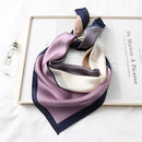 2022 Summer Luxury Brand Silk Scarf Square Women Shawls And Wraps Fashion Office Small Hair Neck Hijabs Foulard Scarves 70*70cm