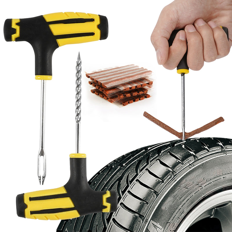 Auto-Reifen-Reparatur-Werkzeug-Set mit Gummistreifen, schlauchloses Reifenpannen-Stöpsel-Set für LKW-Motorrad