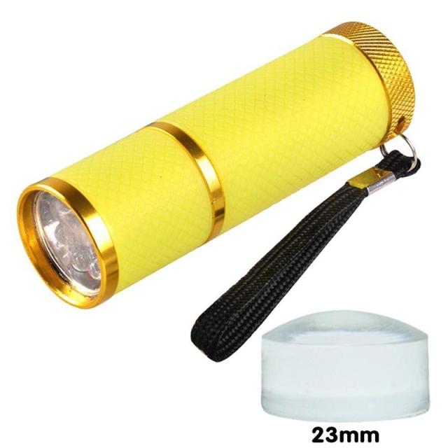Handheld-Nagelkunst-UV-Presslicht-UV-Lampe mit Gelee-Silikon-Nagelkunst-Stempel für Nageltrockner-Gel-Polnisch-Schnelltrockenlampe
