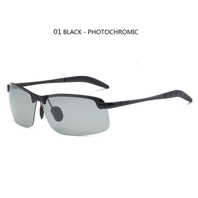 Photochromic Sunglasses Men Polarized Driving Chameleon Glasses Male Change Color Sun Glasses Day Night Vision Driver&