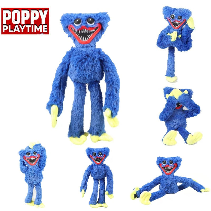 40cm Huggy Wuggy juguetes de Peluche Hague Vagi juguete de Peluche suave Poppy Playtime juego personaje Horror muñeca juguetes de Peluche para niños regalo