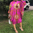 Vestido de fiesta para mujer, Vestido Midi de manga larga con estampado de leopardo, Otoño 2022, VONDA, informal, suelto, para vacaciones, camisa larga, Vestido de gran tamaño