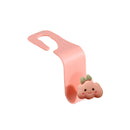 1PCS Creative Cartoon Car Seat Hanger Hook Car Accessories Holder Hook Mask Holder Space-saving Car Organizer Stand Bag Holder