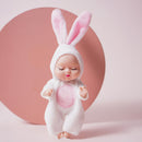 1 Pieces Sleep Baby Doll Cute Animal Baby Doll 3.5inch Height Simulated Reborn Baby for Children&