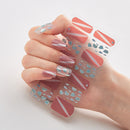 Four Sorts of Nail Stickers Fashion Nail Wraps Self Adhesive Manicure Decoracion Nail Strips Nail Sticker Set Nail Art