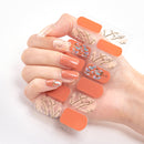 Four Sorts of Nail Stickers Fashion Nail Wraps Self Adhesive Manicure Decoracion Nail Strips Nail Sticker Set Nail Art