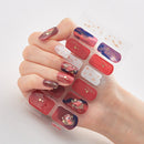 Four Sorts of Nail Stickers Fashion Nail Wraps Self Adhesive Manicure Decoracion Nail Strips Nail Sticker Set Nail Art