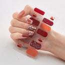 Four Sorts of Nail Stickers Fashion Nail Wraps Self Adhesive Manicure Decoracion Nail Strips Nail Sticker Set Nail Art