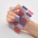 Four Sorts of Nail Stickers Fashion Nail Wraps Self Adhesive Manicure Decoracion Nail Strips Nail Sticker Set Nail Art
