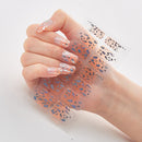 Four Sorts of Nail Stickers Fashion Nail Wraps Self Adhesive Manicure Decoracion Nail Strips Nail Sticker Set Nail Art