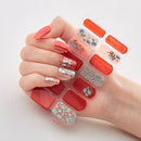 Four Sorts of Nail Stickers Fashion Nail Wraps Self Adhesive Manicure Decoracion Nail Strips Nail Sticker Set Nail Art
