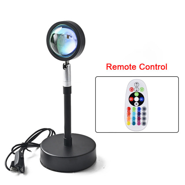 16 Colors Bluetooth Sunset Lamp Projector RGB Led Night Light Tuya Smart APP Remote Control Decoration Bedroom Photography Gift
