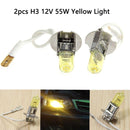 12V H1 Xenon Quartz Halogen Bulb Bulbs H3 H7 55W 100W All Weather Hid Fog Light Headlamps Bright Car Headlight Light